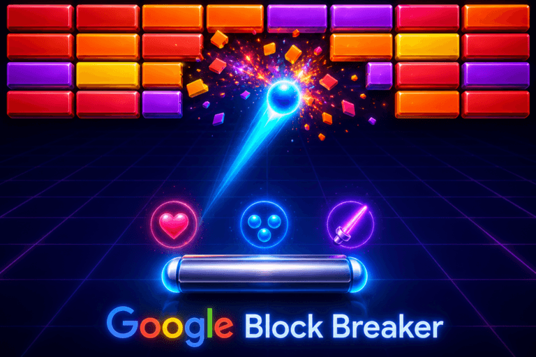 Google Block Breaker